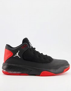 Air Jordan - Max Aura 2 - Baskets - Noir/rouge Chili  | ASOS