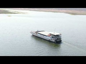 17102023 DRONE Mlibizi Zimbabwe Arrival of the Kariba Ferry