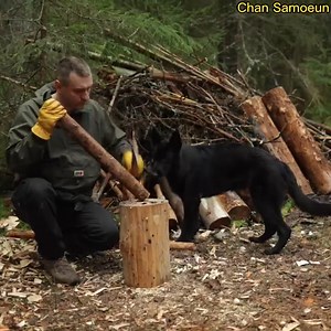 21K views · 371 reactions | Place Near a Wild Hut Forest Furniture Coziest Bushcraft Campfire | VMPC Camping | Facebook