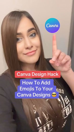 1.7K views · 39 reactions | Canva Design Tutorial For Beginners - How To Add Emojis To Your Canva Designs!  In Today’s Canva Design Hack, I Will Show You How To Easily Add Emojis To Level Up Your Canva Designs! #canvatutorial #canvatips #canvahacks #canvatutorialforbeginners #canvaforbeginners | Inuri Munasinghe | Facebook