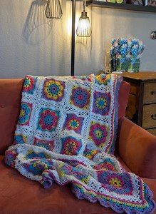 Lace African Flowers Afghan Crochet Pattern – Instant PDF Download - Etsy