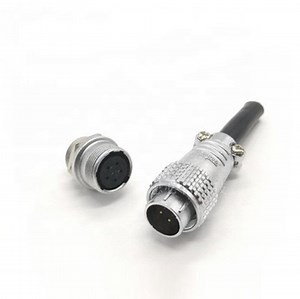 [Hot Item] P12 Aviation Socket Plug IP55 Waterproof 2pin/3pin 4pin/5pin/6pin/7pin Circular Metal Connector
