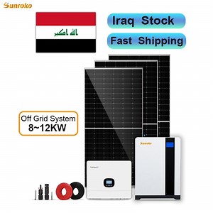[Hot Item] Sunroko Photovoltaic Solar System Complete Kit 6kw 8kVA 10kw 12kw off Grid Solar All in One System