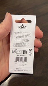 DMC 6133 Embroidery Hand Needles, Gold