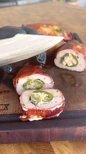 Prosciutto wrapped jalapeno popper stuffed chicken breast | Miguels cookingwithfire
