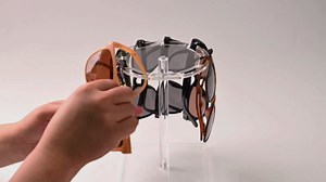 Acrylic Sunglasses Organizer Storage, Clear 360° Rotating Eyeglass Holder Stand, Eyeware Display Rack for Desk Dresser Tabletop