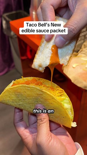 Taco Bell's New Edible Hot Sauce Packet Experience