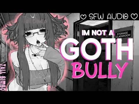 ASMR ♡ Tall Goth "Bully" Makes You Help Her After Class [F4A] [Bossy] [Teasing] [Roleplay]