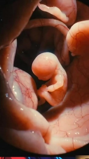 Embryo development at early stage of the pregnancy #4weeksold #fetusdevelopment #medical #animation #healthypregnancy