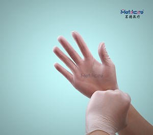 [Hot Item] Gloves Super Durable 100% Vinyl Material Examination Gloves 100% Powder Free