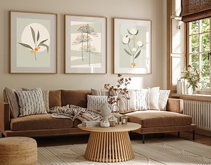 Sage Green Wall Prints, Botanical Wall Prints, Bedroom Wall Prints, Botanical Line Art, Home Decor, Hand Drawn Plants,set of 3 Prints A2 A1 - Etsy Australia