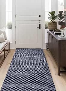 ANTPOP 2FT x 15FT Non Slip Runner Rug - Waterproof Washable Outdoor Runner Rug for Hallway, Patio, Laundry Room, Custom Length Carpet Runner for RV, Entryway, Garage, Patio, Indoor Outdoor