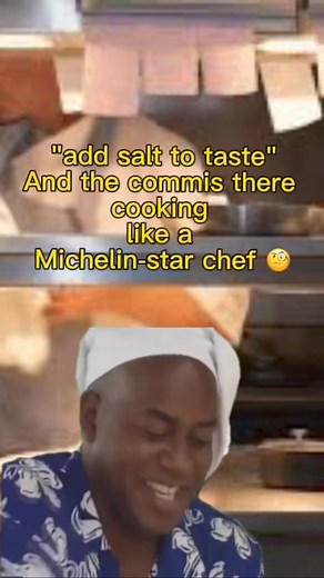 Me there wondering, what the hell the bland commis mean by spicy 🌶️ when recipe says ( add salt to taste) #chef #cooking #lol | Chef Jason Howard