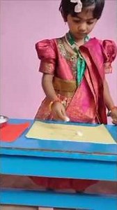 Cotton pasting activity from Nursery kids