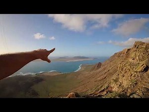 Nudist Couples Getting Intimate at Nude Beach Playa del Risco, Ye, Lanzarote, Canary Islands, Spain