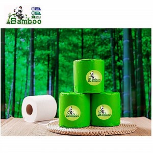 [Hot Item] Panda Bamboo Roll Eco-Friendly Toilet Tissue Paper