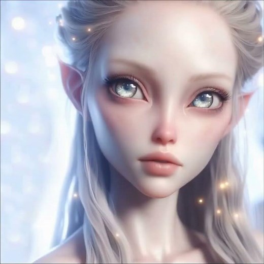 Mysterious Beauties of Alien Women: PREVIEW Fascinating extraterrestrial Girls. AI art Collection