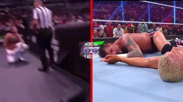 34K views · 853 reactions | VIDEO Of CM Punk checking his triceps in his match with Jon Moxley in AEW and then Royal Rumble | Pro Wrestling World | Facebook