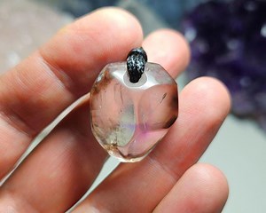 Beautiful Namibian Amethyst Crystal Pendant. Namibian Amethyst Necklace - Etsy Canada