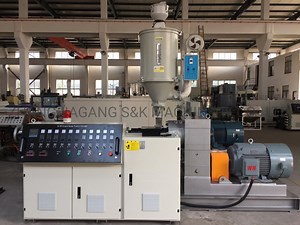 [Hot Item] HDPE Pipe Fitting Male Adaptor Extruder Machine for Silicone Tube HDPE Pipe Extrusion Machine/Line