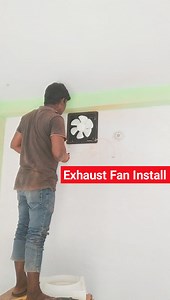 Exhaust Fan Install #reel #reelviedo #exhaustfan #electricalwork | EE learning