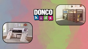 DONCO Twin/Full Brushed Grey Mission Bunk Bed with Twin Trundle