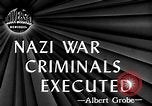 May 20, 1945 – Bruchsal Germany: German spies are executed by a firing squad and Germans who killed American prisoners of war are hanged, at end of World War II