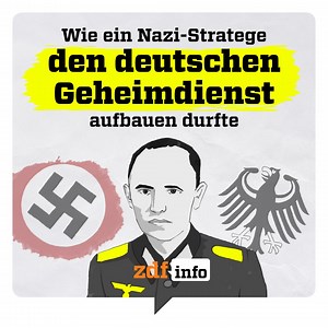 29K views · 315 reactions | Der Ex-Wehrmachtskommandeur Reinhard Gehlen baute nach dem Zweiten Weltkrieg für die US-Besatzer den westdeutschen Geheimdienst auf. Und versorgte alte Kameraden mit neuen Jobs, wie unser Beitrag zeigt. Welche Folgen das für den BND bis heute hat, zeigt unsere brandneue Doku "Geheimnisse des BND" – heute Abend ab 20.15 Uhr nur auf ZDFinfo im TV oder schon vorab in der Mediathek ansehen: https://kurz.zdf.de/6gp7/ | ZDFinfo | Facebook