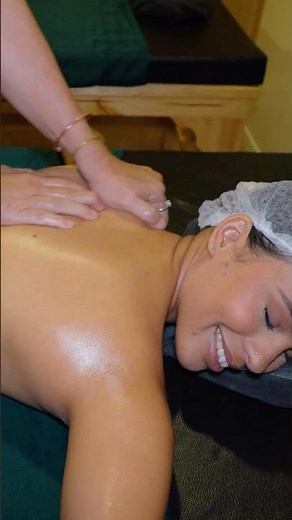 ASMR: Relaxing Thai Aromatherapy Full Body Oil Massage #shorts