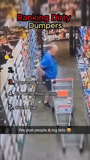 Ranking the Craziest Public Poop Moments 💀💩 #shorts