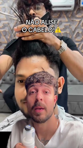 Não alise o cabelo! Erros comuns em alisamento masculino
