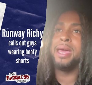 39K views · 391 reactions | Decatur rapper Runway Richy isn’t feeling the booty shorts trend for guys, what are your thoughts Classmates?!? 藍 https://youtu.be/Hpzr5Tstevk #RunwayRichy #TheProgressReport | The Progress Report | Facebook