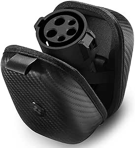 Spigen Adapter Case Designed for Tesla SAE J1772 Charging Adapter with Magnet Open/Close (SAE J1772 Charging Adapter NOT Included) (Carbon Edition)