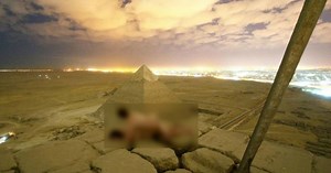 Egypt arrests two over nude tourists on pyramid | New Straits Times