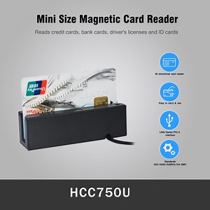 [Hot Item] 3 Tracks USB Mini Portable Magnetic Stripe Card Reader with Free Sdk (HCC750U-06)