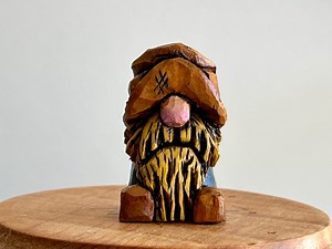 Hand Carved Hillbilly Gnome: Wood Carving - Etsy Canada
