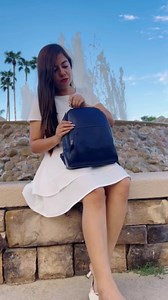 DOSHI Slim Black Backpack Purse - Durable Microfiber Vegan Leather Women’s Backpack, Luxury Lightweight with Zip & Slip Pockets