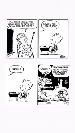 Spaceman Spiff. #comics #friendship #drawing #funny #getridofslimygirls | Calvin Hobbes