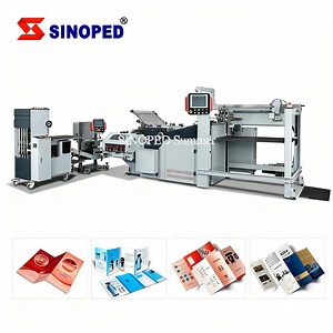 [Hot Item] Automatic Folding System for Catalogs and Magazines with Flat Pile Feeder Paper Folding Machine