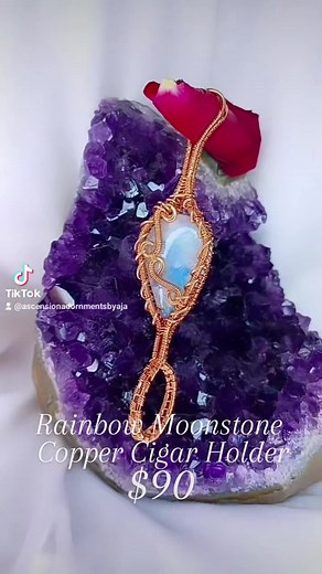 Gemstone Copper Cigar Holders $75-$145 Only ones available. All...