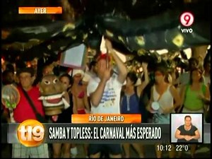 Samba y topless: El Carnaval más esperado