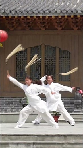 Wushu performance by student