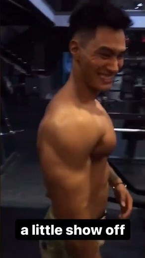 How does it feel to touch a bodybuilder's chest muscles? 😱