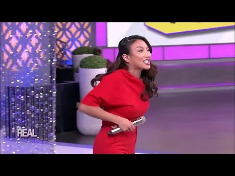 Jeannie Mai takes off her bra (3-02-2019)