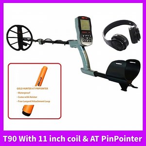 [Hot Item] Gold Hunter T90 Hand Held Metal Detector Pinpointer Long Range Underground Gold Metal Detector