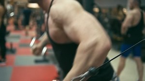Bodybuilder Doing Cable Crossover Fly Shallow: стоковое видео (без лицензионных платежей), 1011575240 | Shutterstock