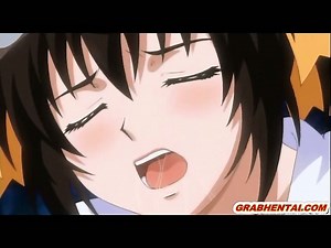 Pregnant hentai with huge boobs brutally tentacles fucked