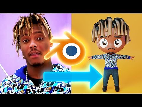 Turn ANYONE into a 3D Cartoon Character ! w/ Blender