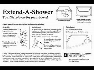 Upgrade: RV Shower Curtain Rod