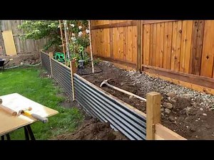 Metal Retaining Wall